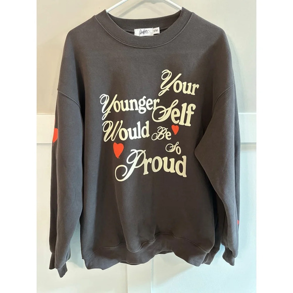 Women's Mayfair Sweatshirt S/M Charcoal - Picture 2 of 10
